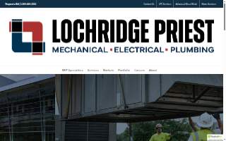 Lochridge Priest Home Services website