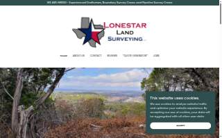 Lonestar Land Surveying, Waco website