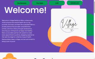 Village Pediatrics Waco website