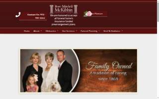 Boze Mitchell McKibbin Funeral Home website