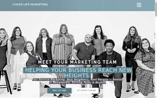 Chase Life Marketing website