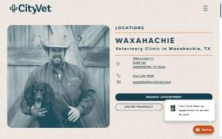 CityVet | Waxahachie website