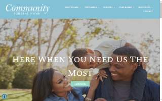 Community Funeral Home website