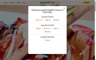 Eggsquisite Cafe - Waxahachie website