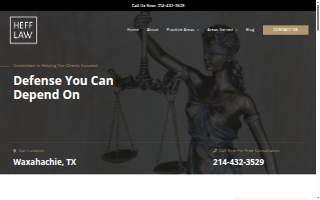 Heff Law PLLC website