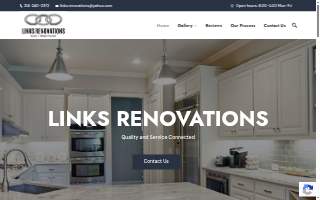 Links Renovations website