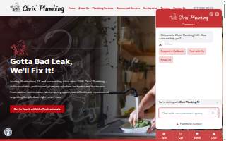 Chris' Plumbing LLC website