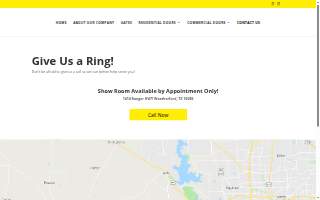 Clark's Garage Doors LLC website