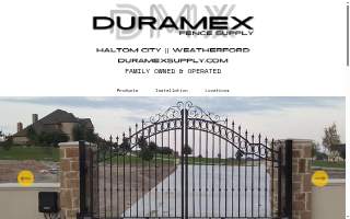 Duramex Fence Supply LLC website