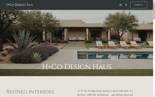 H + Co. Design Haus website
