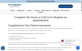 Hearing and Brain Centers of America - Weatherford website