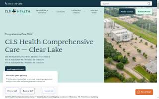 CLS Health Comprehensive Care Clinic - Clear Lake website