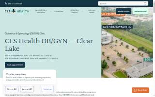 CLS Health: OB/GYN Associates - Clear Lake website