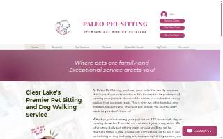 Paleo Pet Sitting website