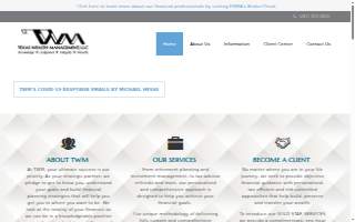 Texas Wealth Management LLC of Webster website