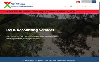 Wen Xu CPA LLC website