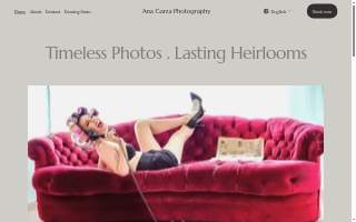 Ana Garza Photography website