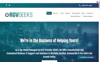 RGV Geeks website