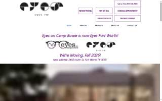 Eyes Fort Worth website