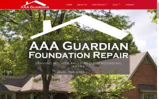 AAA Guardian Foundation Repair Wichita Falls website