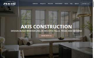 Axis Construction website
