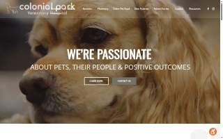 Colonial Park Veterinary Hospital website