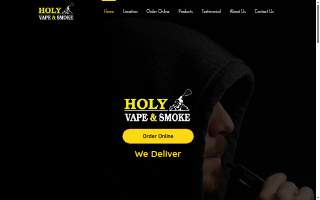 Holy Vape & Smoke Wichita Falls website