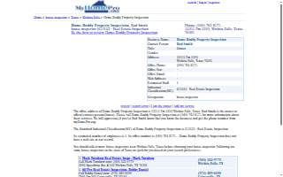 Home Buddy Property Inspection website