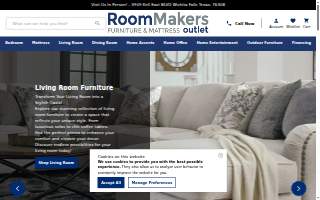 Room Makers Outlet website