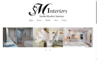 Sandra Meaders Interiors website