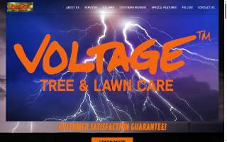 Voltage Tree & Lawn website
