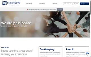 Welch Sanders & Associates LLP website