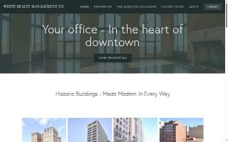 White Realty Management website