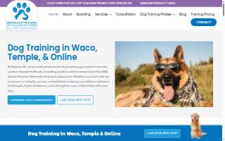 Species K9 Dog Training website