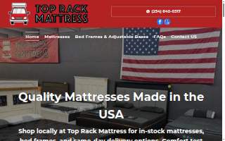 Top Rack Mattress website