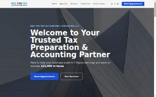 Naz CPA Tax and Accounting Consulting LLC website