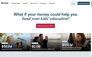 Thrivent Financial-Lutherans website