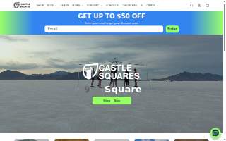 Castle Sports website