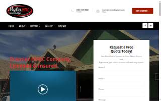 Myler HVAC website