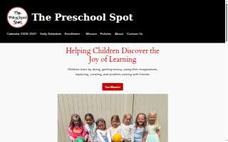 The Preschool Spot website