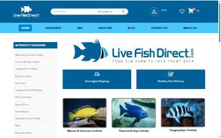 Live Fish Direct website
