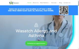 Wasatch Allergy and Asthma website