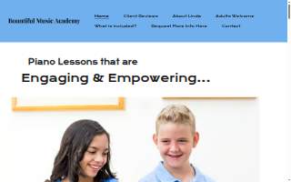 Bountiful Music Academy website
