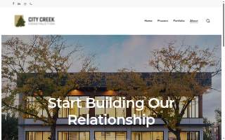 City Creek Construction website