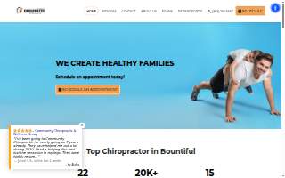 Community Chiropractic website
