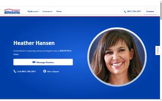 Heather Hansen American Family Insurance website