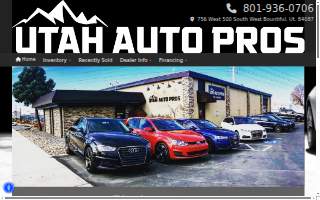 Utah Auto Pros website