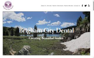 Brigham City Dental website