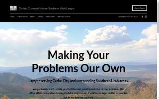 Christa G. Nelson, Southern Utah Lawyer, Attorney at Law website
