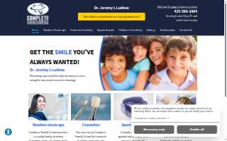 Complete Family Dental website
